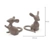 Cast Iron Mice Home and Garden Decoration
