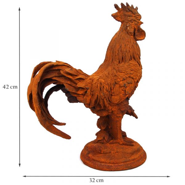 Outdoor Décor Cockerel Statue