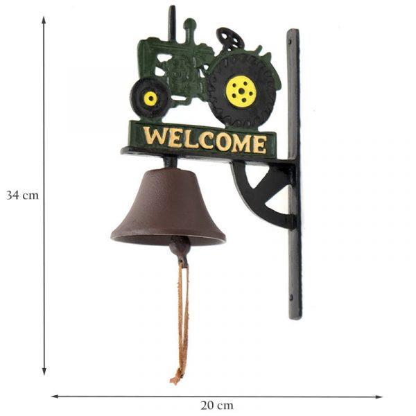 Farmyard Cast Iron Tractor Bell