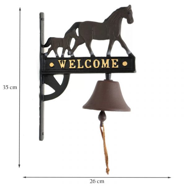 Horse Outdoor Garden Bell