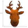 Large Outdoor Cast Iron Deer Head