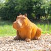 Cast Iron Outdoor Hippo Statues in Large and Small