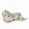 Cast Iron Lying Fairy in Verdigris Finish