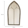Large Gothic Style Metal Mirror