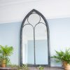 Large Gothic Style Metal Mirror