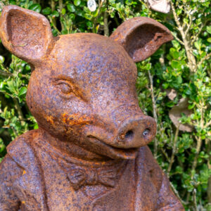 Mr Pig Statue