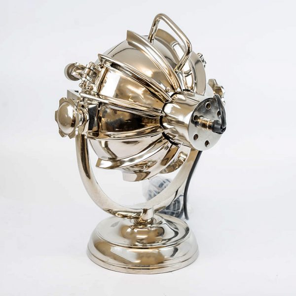 Naval Table Spotlight Nickel Plated Desk Lamp