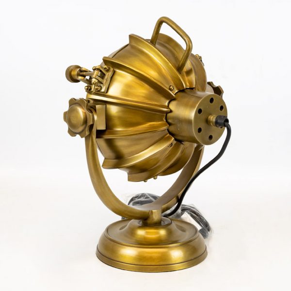 Naval Table Spotlight Nickel Plated Desk Lamp