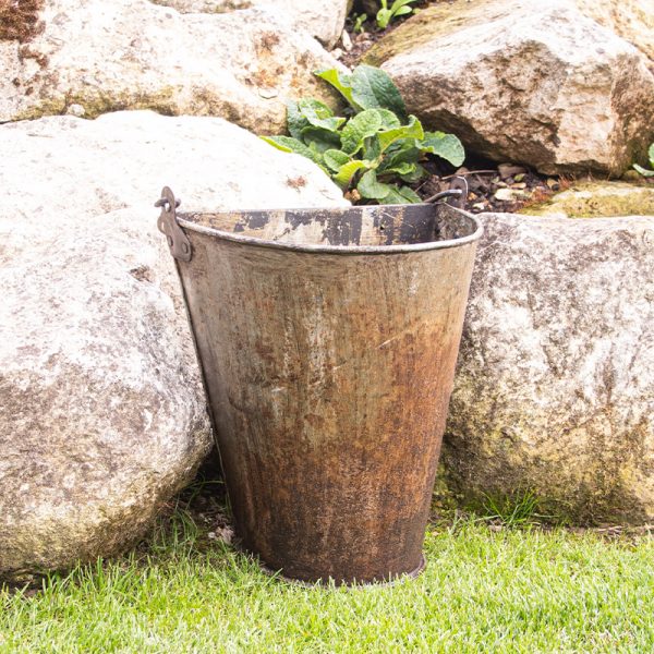 Rustic Wall Hanging Metal Planter