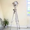 Stainless Steel Naval Indoor Spotlight on Tripod