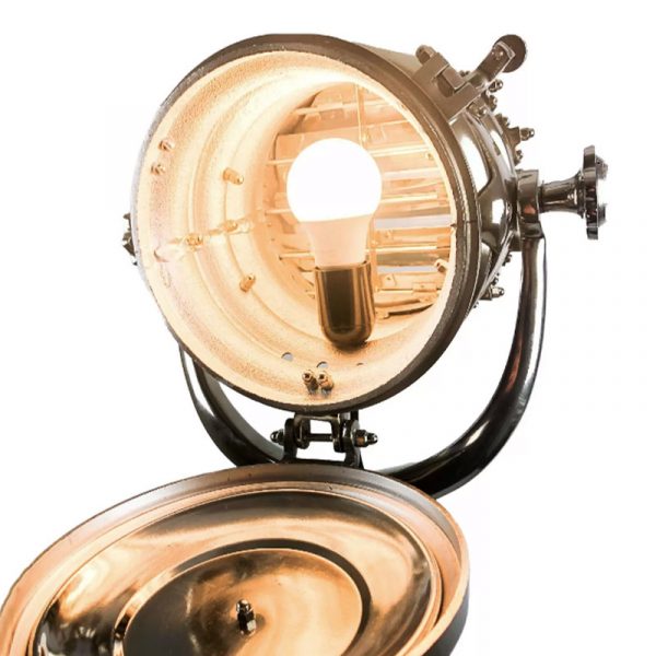 Stainless Steel Naval Indoor Spotlight on Tripod