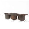 Three Connected Garden Planters