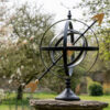 Black and Gold Metal Armillary Globe