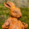 Mr Rabbit Cast Iron Statue