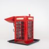 British Telephone Box Bird Feeder open