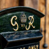 black gr post box