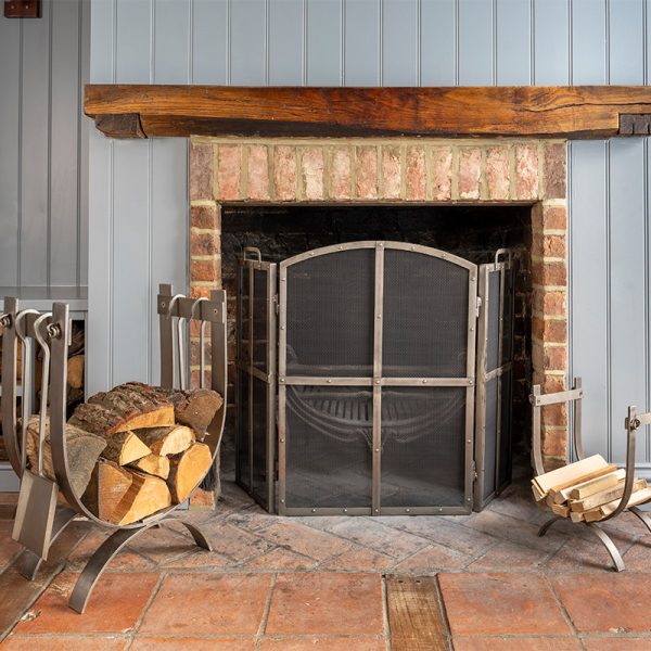 Metal Kindling Holder