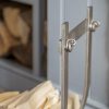 Metal Kindling Holder Detail