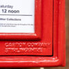 Red ER Wall Mounted Post Box