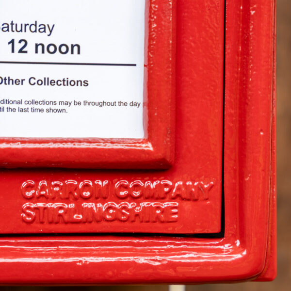 Red ER Wall Mounted Post Box