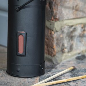 Black Matchstick Holder