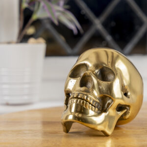 Metal Skull Ornament