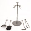 Hand Forged 4 Piece Round Companion Set
