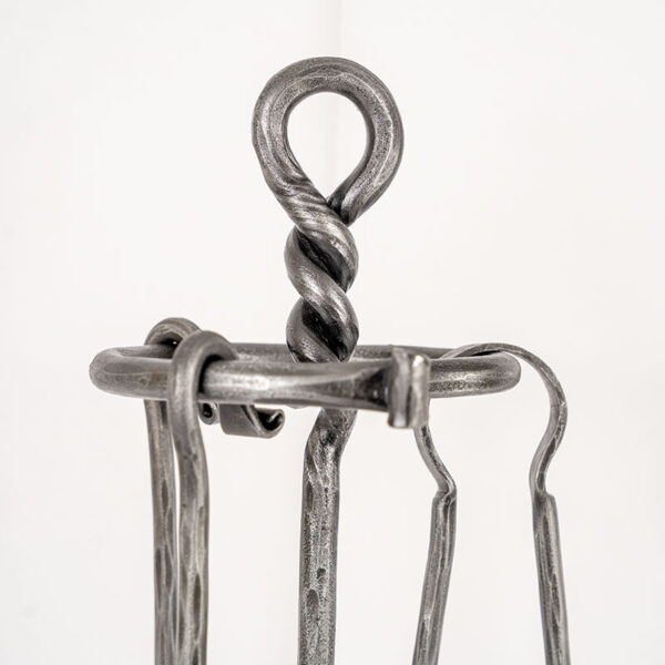 Hand Forged Twisted Fireside Companion Set