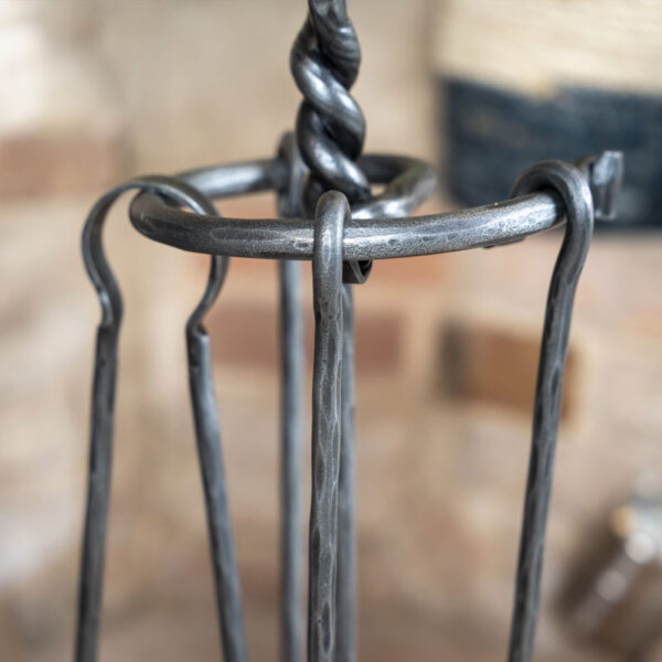 Hand Forged Twisted Fireside Companion Set