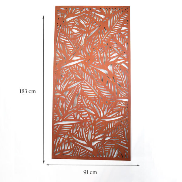 Birds of Paradise Design Garden Screen Wall Art