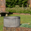 Galvanised Oval Garden Planter 