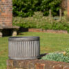 Galvanised Oval Garden Planter 