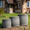 Set of Three Dolly Planters