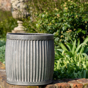 Galvanised Dolly Tub Garden Planters